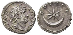Hadrian (117-138). AR Denarius (18mm, ... 