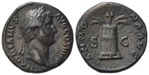 Hadrian (117-138). Æ As (25.5mm, 11.82g). ... 