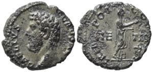 Aelius (Caesar, 136-138). AR Denarius (18mm, ... 