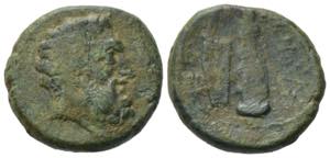 Sicily, Alontion, c. 400 BC. Æ (15mm, ... 