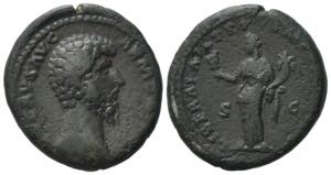 Lucius Verus (161-169). Æ As (26.5mm, ... 