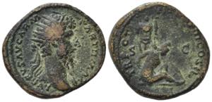 Lucius Verus (161-169). Æ Dupondius (28mm, ... 