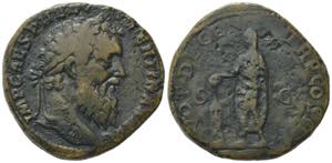 Pertinax (AD 193). Æ Sestertius (29mm, ... 