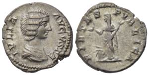 Julia Domna (Augusta, 193-217). AR Denarius ... 