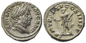Caracalla (198-217). AR Denarius (18mm, ... 