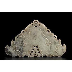 A JADE CHIME STONE, QING  China, 19th-20th ... 