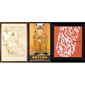 Paul Helleu, Botero  Lot of 3 posters Paper ... 