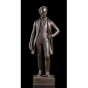 Figure of a gentleman (Pushkin?) From the ... 