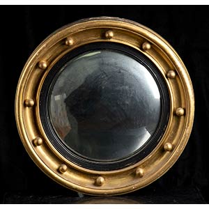 Specchio metallico 53 cm Con cornice in ... 