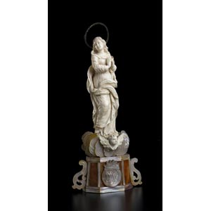 The Immaculate Virgin. A carved ... 