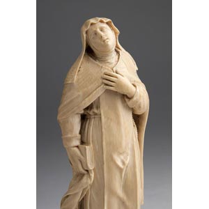 Saint Therese of Avila. A carved ... 