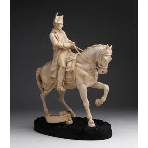 Napoleon. A carved ivory ... 