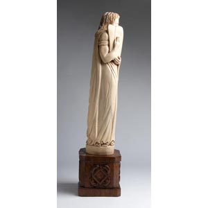 Moses. A carved ivory figure - ... 