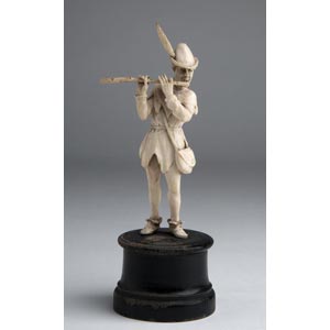 The Pied Piper of Hamelin. A carved ivory ... 
