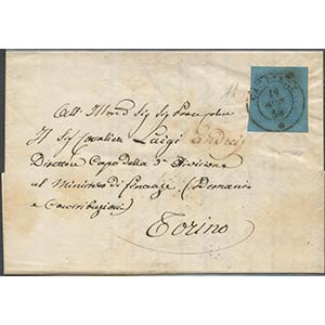 18.04.1854, Letter from Cagliari to Turin ... 