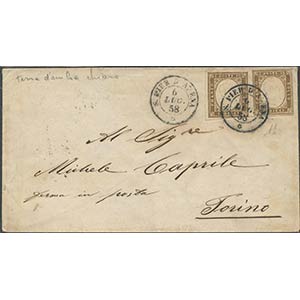 06.06.1858, letter from Sampierdarena to ... 