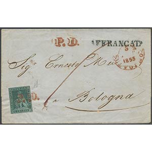 05.09.1853, Lettera da Livorno per Bologna ... 