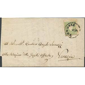 06.09.1863, lettera da Venezia per Città ... 