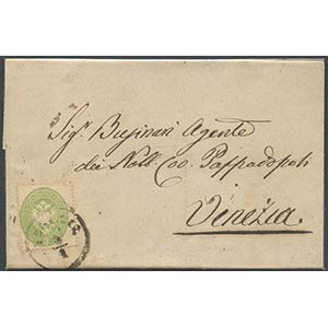 04.01.1864, Lettera da Venezia per Città ... 