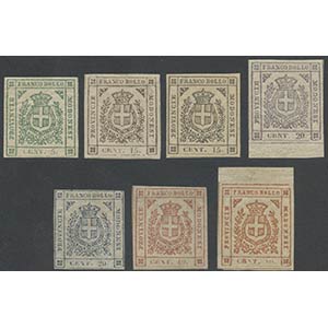 1859, N.12/18 complete series, new and ... 