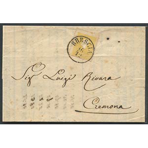 16/12/1858, printed and posted with 2s, ... 