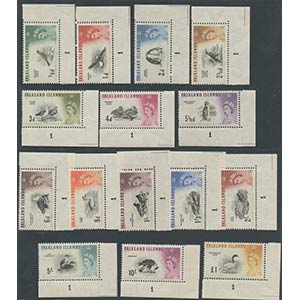 Falkland Islands, 1960 N.193/207. All from ... 