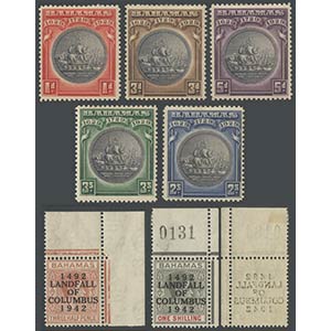 1929/39, N.126/130(MH), ... 