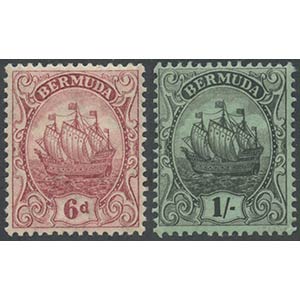 Bermuda, 1910/1953 due ottime serie N.44/51  ... 