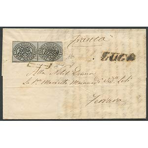 10.04.1856, lettera da Lugo per Ferrara ... 