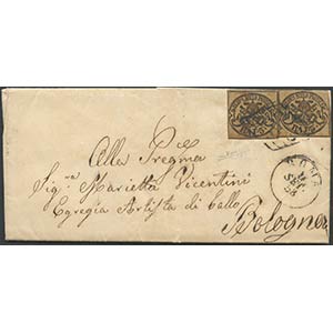 04.09.1858, Letter from Rome to Bologna ... 