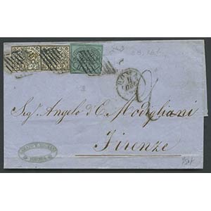 4.12.1863, Letter from Rome to Florence ... 