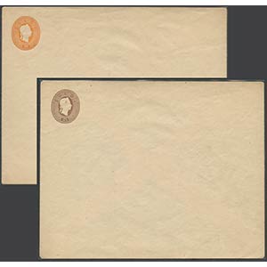 1861, Interi Postali formato 148x118, ... 