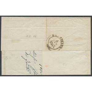  01.01.1863, letter sent from ... 