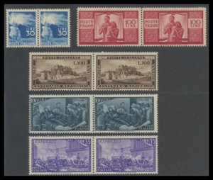 Italy, 1945/1955. Complete collection from ... 