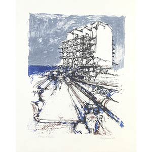 Lithograph, 48 x 40 cmSigned and dated in ... 