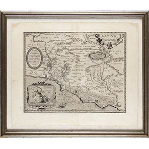 Abraham Ortelius (1527-1598)LatiumEngraving, ... 