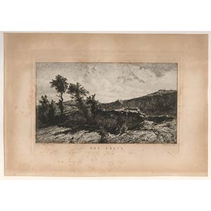 Angelo Beccaria (1820-1879)Sui colliEtching, ... 