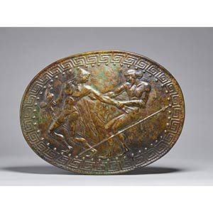XVIII CENTURY (?)
Bronze shield. Inspired ... 