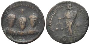 Theodosius I with Arcadius and Honorius ... 