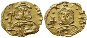 Constantine V with Leo III (741-775). AV ... 