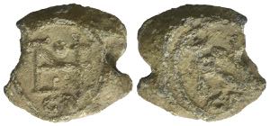 Late Roman Pb Seal, ca. 467-475 (16.5mm, ... 