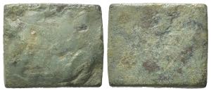 Byzantine 1 Nomisma Square Weight, 5th-6th ... 