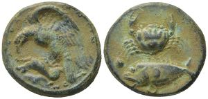 Sicily, Akragas, c. 420-410 BC. Replica of ... 