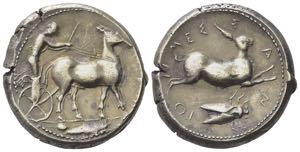 Sicily, Messana, 445-439 BC. Replica of AR ... 