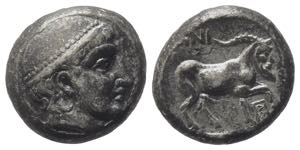 Thrace, Ainos, c. 431-429 BC. Replica of AR ... 