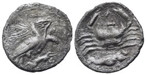 Sicily, Akragas, c. 420-410 BC. AR Litra ... 