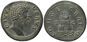 Divus Lucius Verus (died AD 169). Replica of ... 