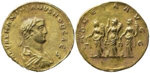 Galerius (Caesar, 293-305). Replica of Æ ... 