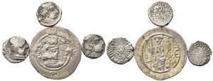 Lot of 4 Oriental Greek AR coins, to be ... 