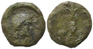 Sicily, Alaisa Archonidea, 344-339/8 BC. Æ ... 